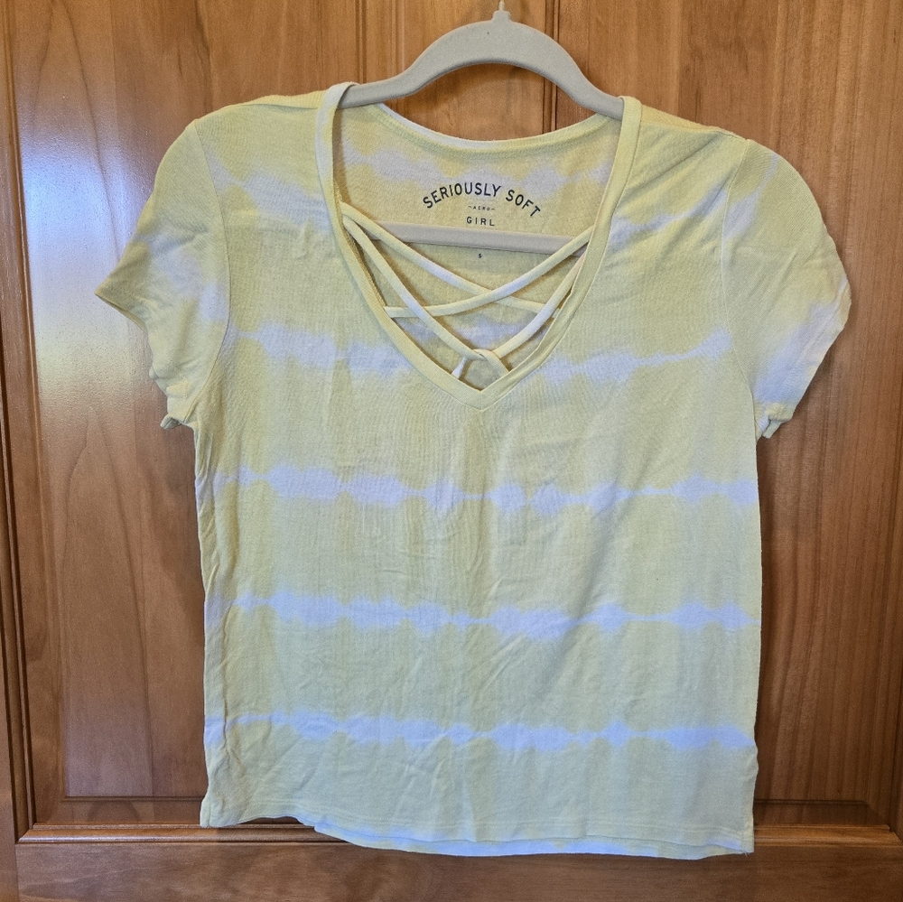 Short sleeve cropped tee
